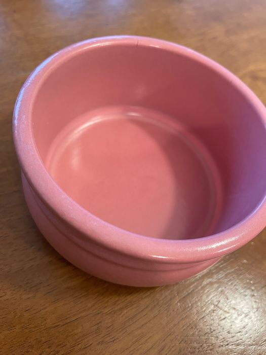 gliniane różowe naczynie 185 ml