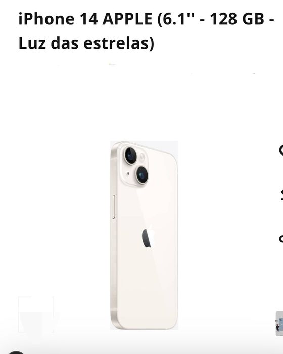 Iphone 14 novo 128 GB
