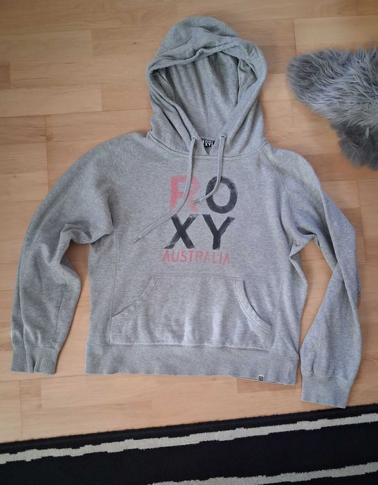 Szara bluza Roxy z kapturem