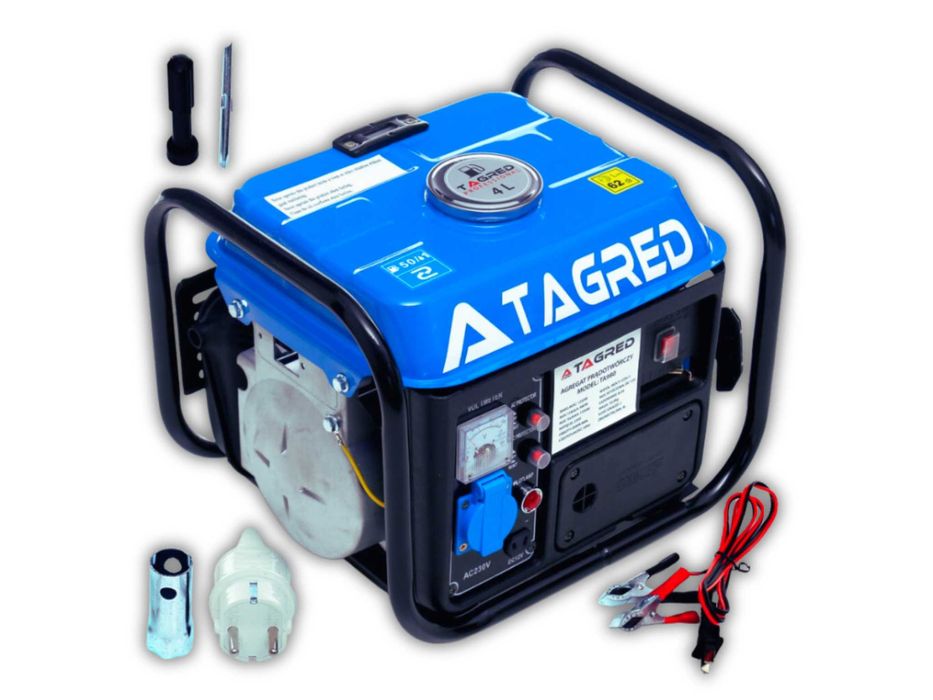 Mocny AGREGAT Prądotwórczy Generator Prądu Solidny cichy 1550W 2.1KM