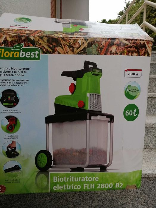 Triturador de Ramos Arbustos Elétrico