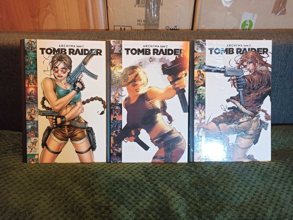 Tomb Raider Archiwa - tomy 1-3, nowe, w folii