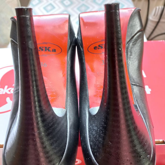 Czółenka damskie na platformie