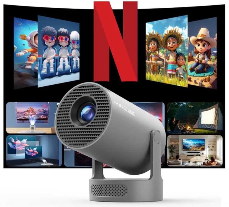 Projektor LED Magcubic HY300 PRO+ Smart 4K Ultra HD Android WiFi szary