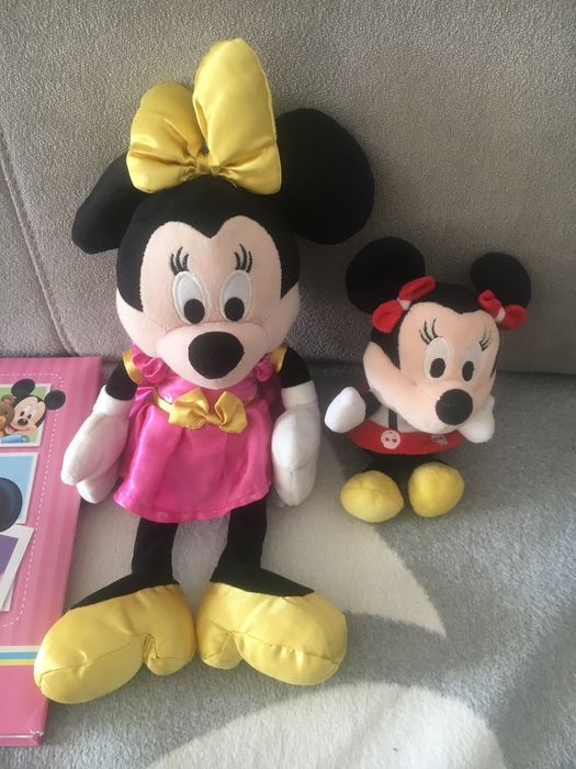 Myszka Minnie maskotka przytulanka 2szt + album na zdjecia zabawki