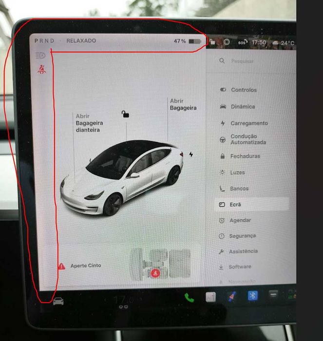 Ecrã / Display Original Tesla Model 3 – Totalmente Funcional