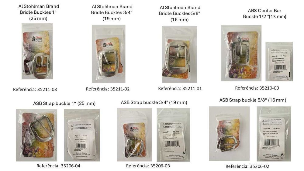 Tandy Leather Buckles – New/Unit64751423782529123