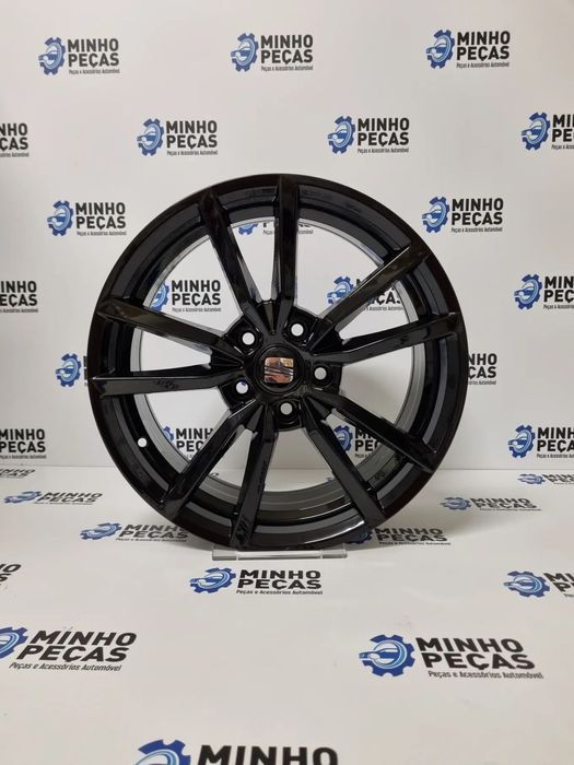 Jantes Seat Leon em 17 Preto Brilho (5x112)
