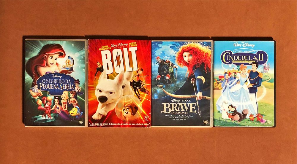 FILME DVD [12€ cada] Bolt Brave Leão Nemo Ratatui Sereia Disney Pixar