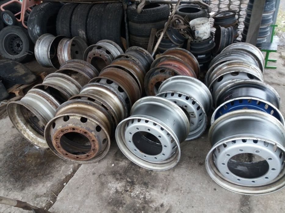 Диск колесный R22.5*8.25"; R22.5*9,00";R22.5*11,75"(РУЛЕВОЙ)
