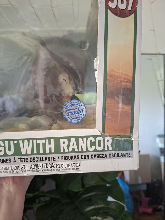 Nowa figurka Funko pop Grogu Rancor Starwars 587