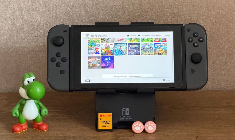 Безкошовні ігри Nintendo Switch v2 + sd 128 + більше 15 ігор #252