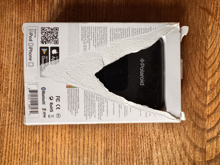 Polaroid zip, drukarka zink + 60 zdjęć