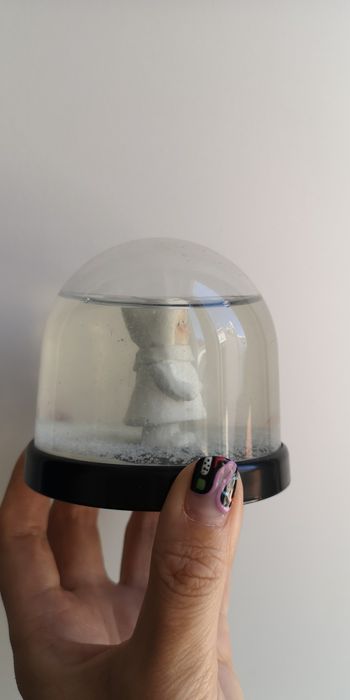 Globo de neve com criança