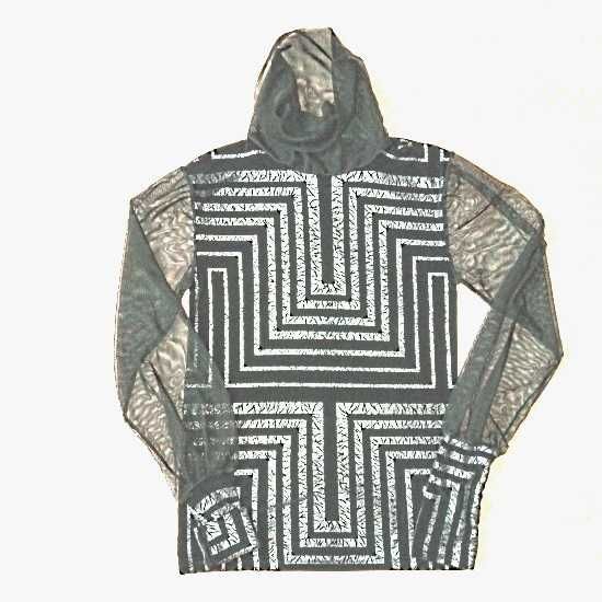 Шикарная нарядная черно-серебристая водолазка гольф блузка,  m-l/46-48