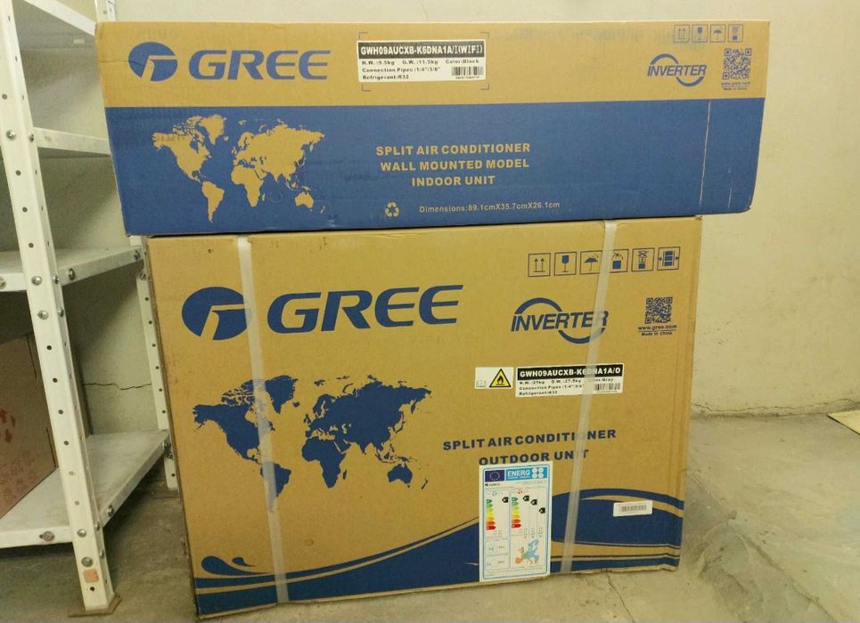 В продаже кондиционеры GREE. (On/off  и INVERTER  серии )  Монтаж .  Одесса.