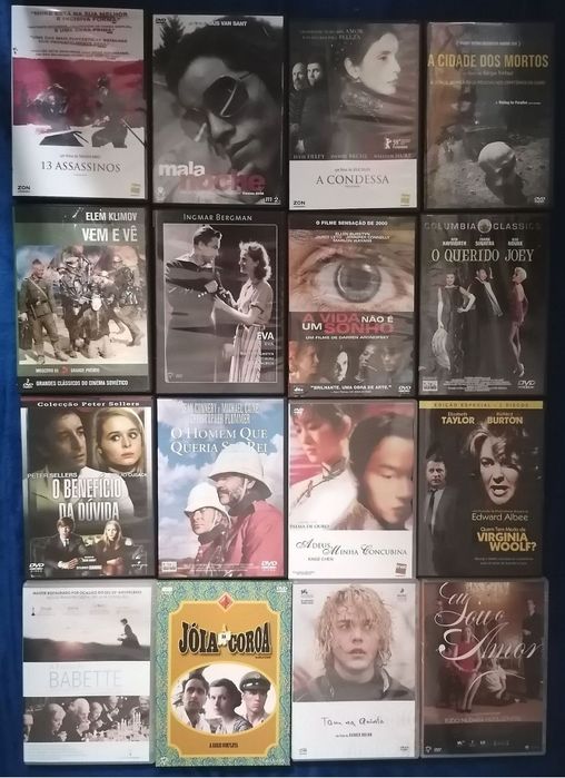 Lote 225 DVD'S Originais (LOTE 29)