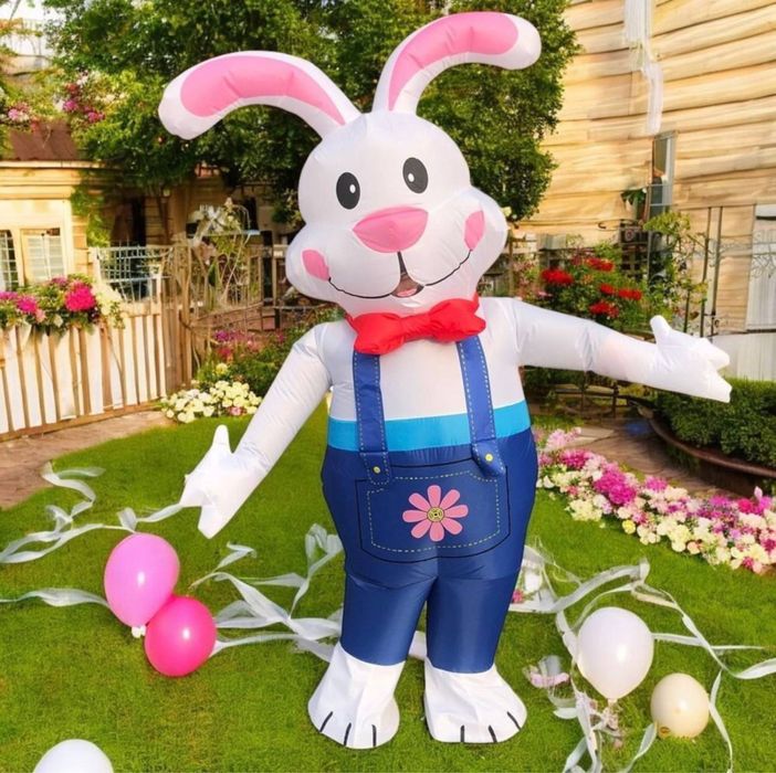 Распродаж! Пасхальний Кролик на Дорослу Людину! 2,2м Лялька Ростова