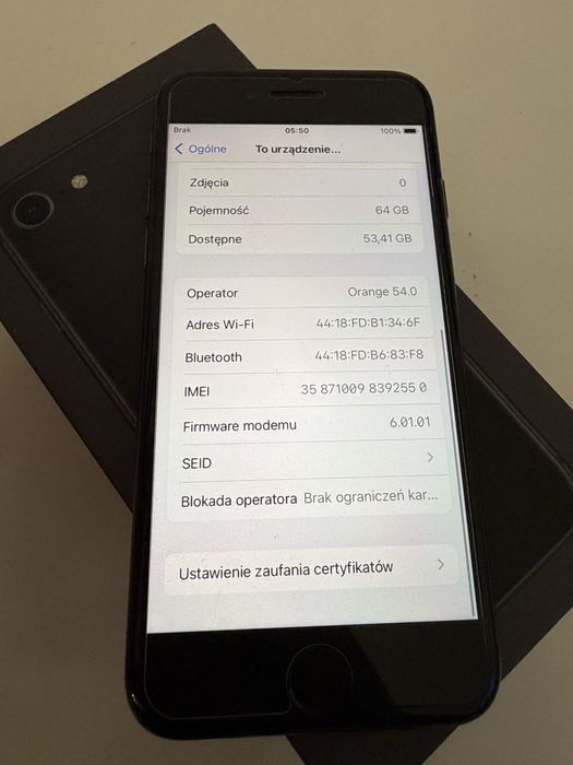 iPhone 8 64gb Space Gray Bateria 95%