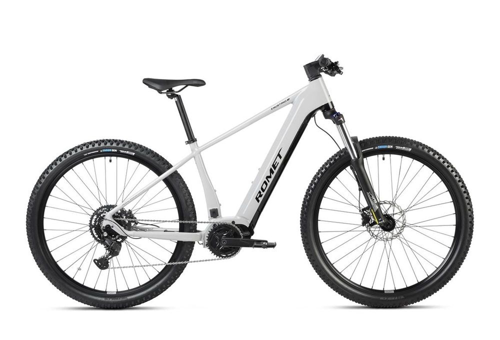 NOWY Rower Elektryczny Roz L Romet E-Mustang 1.0 bateria 725Wh Szary