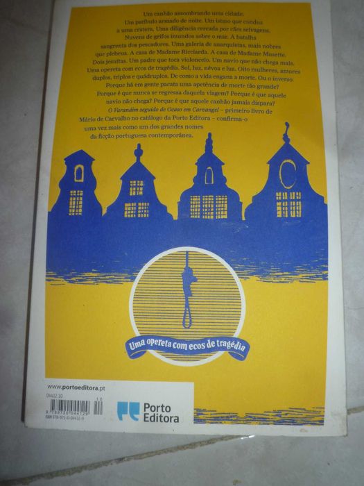 Mário de Carvalho, O Varandim seguido de Ocaso em Carvangel 1º edição