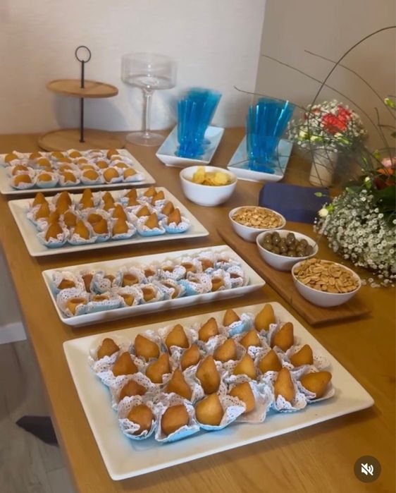 Salgados  artesanal com sabor especial do Brasil