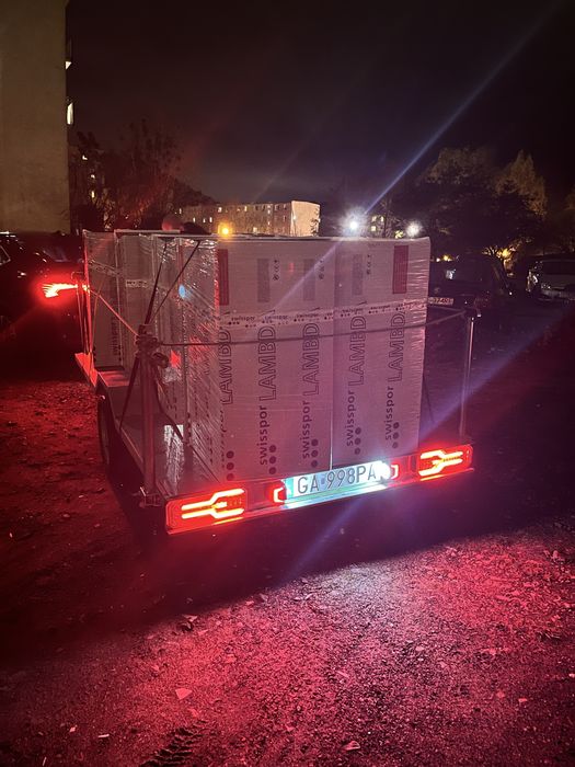 Mocna przyczepa platforma 306x160 750 DMC – kamper quad motocykl