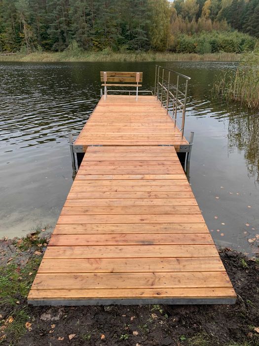 Pomost pływający 2x6 m aluminiowy – modułowy