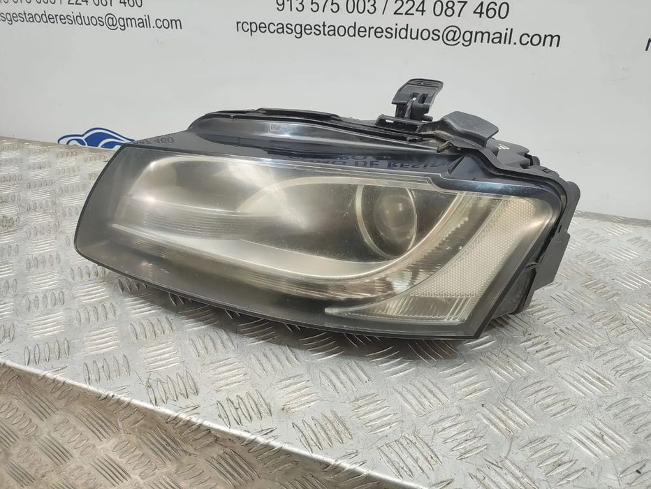 Farol Otica Frente Frontal Esquerda A5 8T Xenon Original VAG Audi