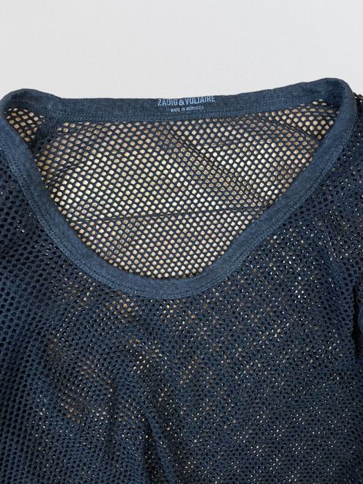 Zadig & Voltaire Wild Fishnet roz. M damska ażurowa bluzka