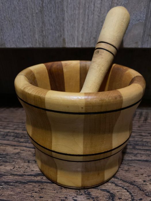 Ступка деревянная деревʼяна ступка