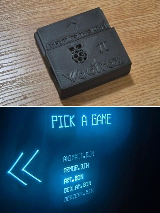 Vectrex Pitrex Cartridge