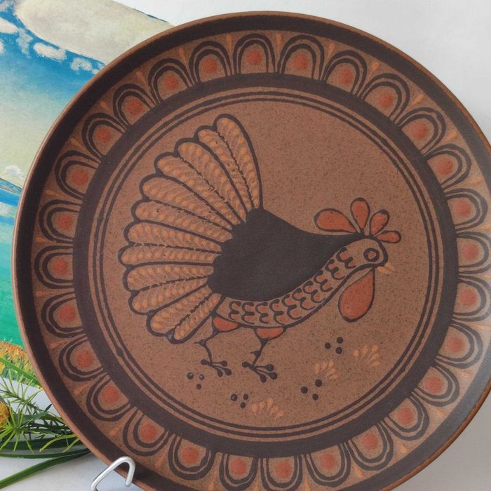 Stare ceramiczne talerze zestaw Kmk Manuell WGP Design Vinatge