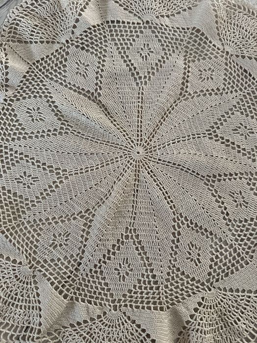 Serweta szydełko śr. 45 cepły beż