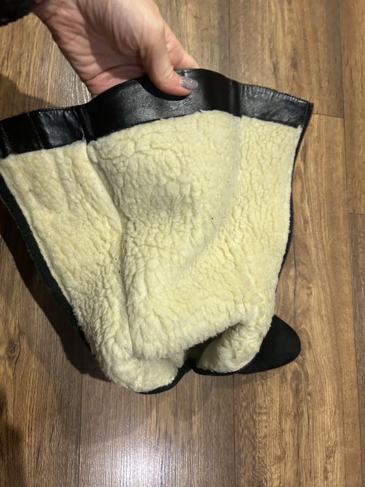 Сапоги наьуральний замш