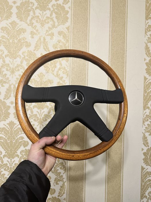 Руль мерседес момо momo mercedes дерево amg brabus