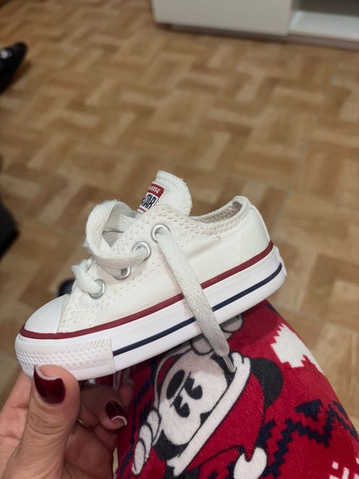 All star branco bebe