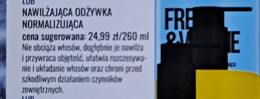 Odżywka do włosów Radical Fresh & Volume