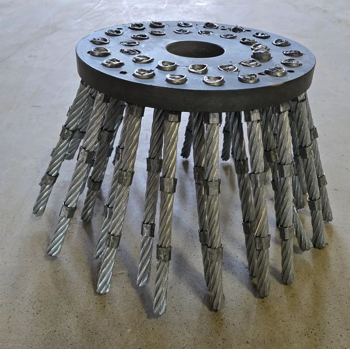 Szczotka boczna talerzowa do chwastów do zamiatarki Metal Technik Pronar Agata320/500