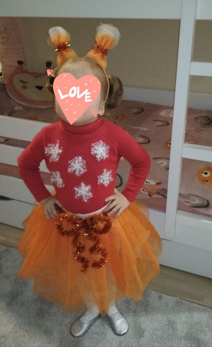 Костюм  білочки 3-5 років, прокат