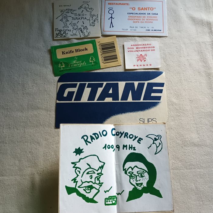 Cromos e autocolantes antigos preço meramente ilustrativo
