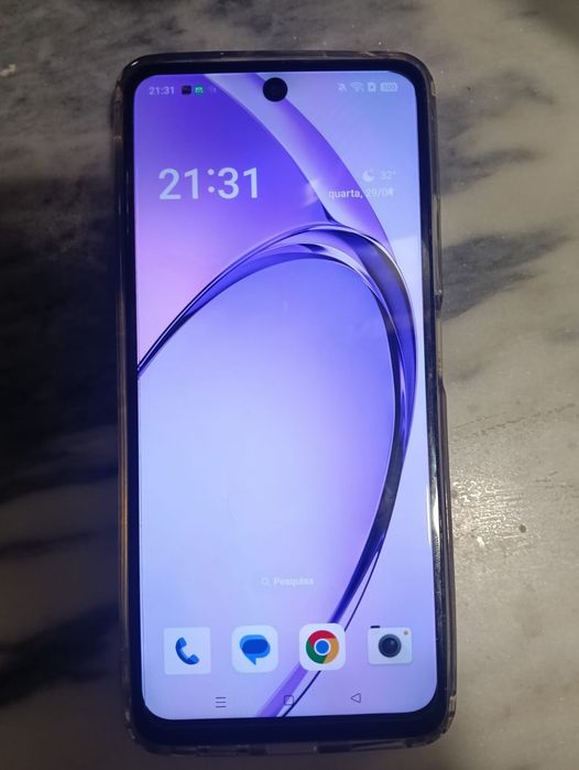 OppO A40 cm  película, capa e fio carregador