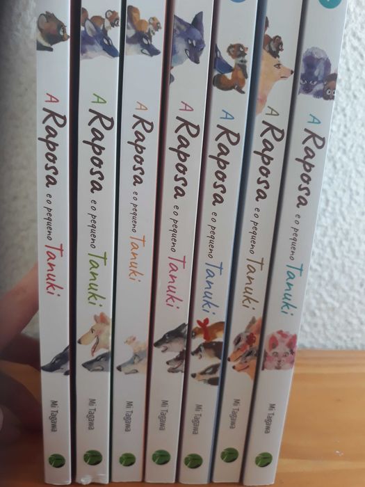 Coleção completa do manga A raposa e o pequeno tanuki