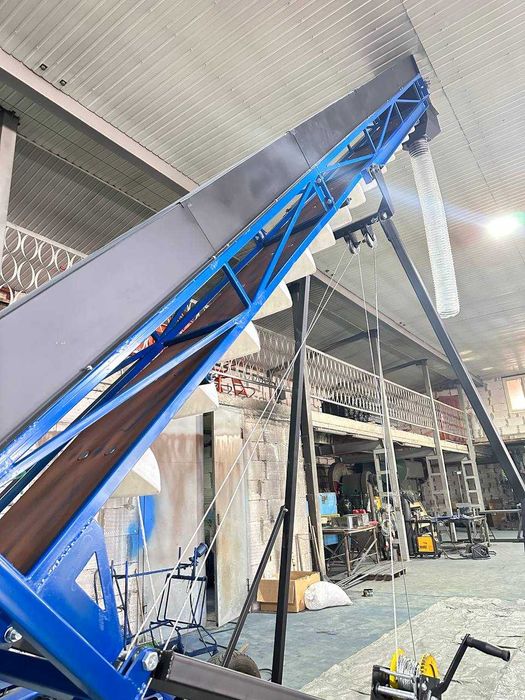 Ковшовий конвеєр під пілети, гранули, зернові, стрічковий транспортер