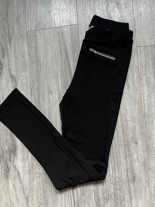 Czarne legginsy h&m xs