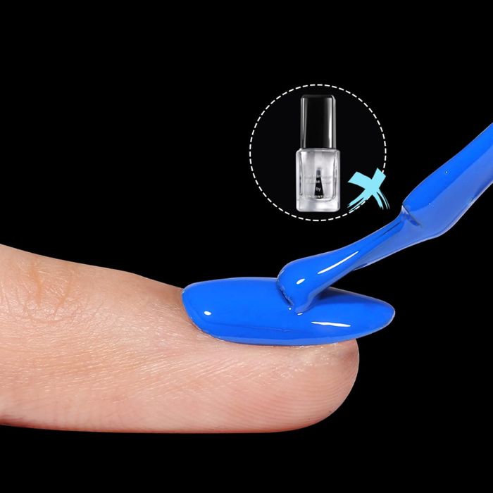 Tomicca żelowe tipsy owalne krótkie matowe 360 szt 15 rozmiarów