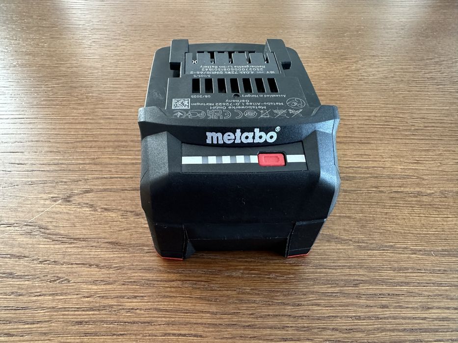 Akumulator Bateria Metabo 4 Ah 18V Nowa! Orginalna
