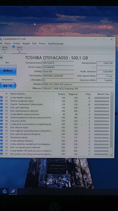 Komputer + Monitor HP 22" i5 / 16GB RAM / SSD