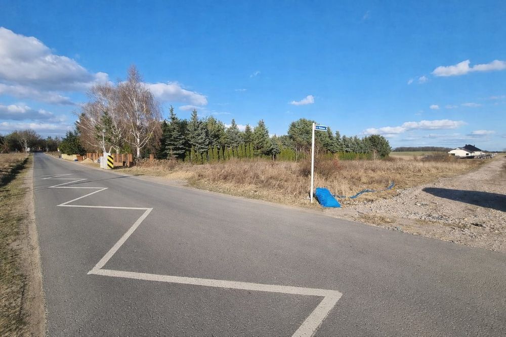 Działka budowlana Janczewo 1250m2 przy drodze asfaltowej