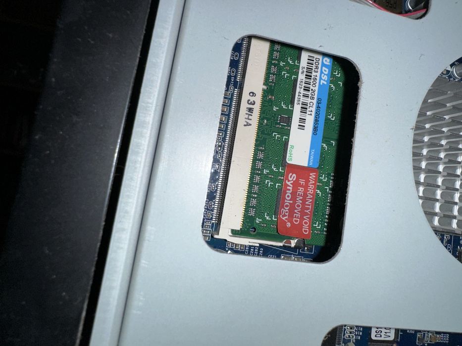 RAM DDR3 DDR3L 2GB Synology 1600 MHz
